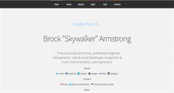 Desktop Screenshot of frozenpuck.com